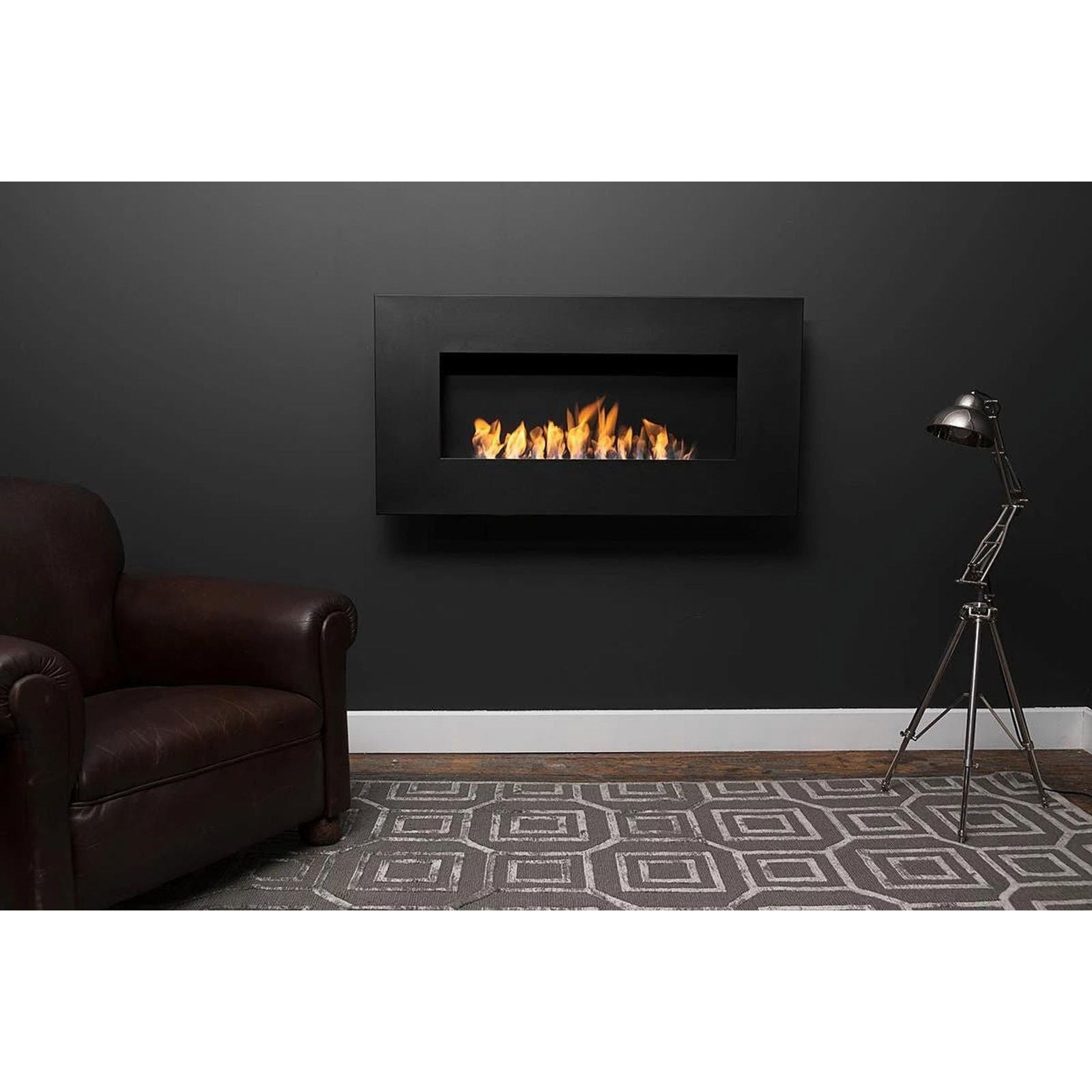 - Icon Fires - Nero Wandkamin 1150