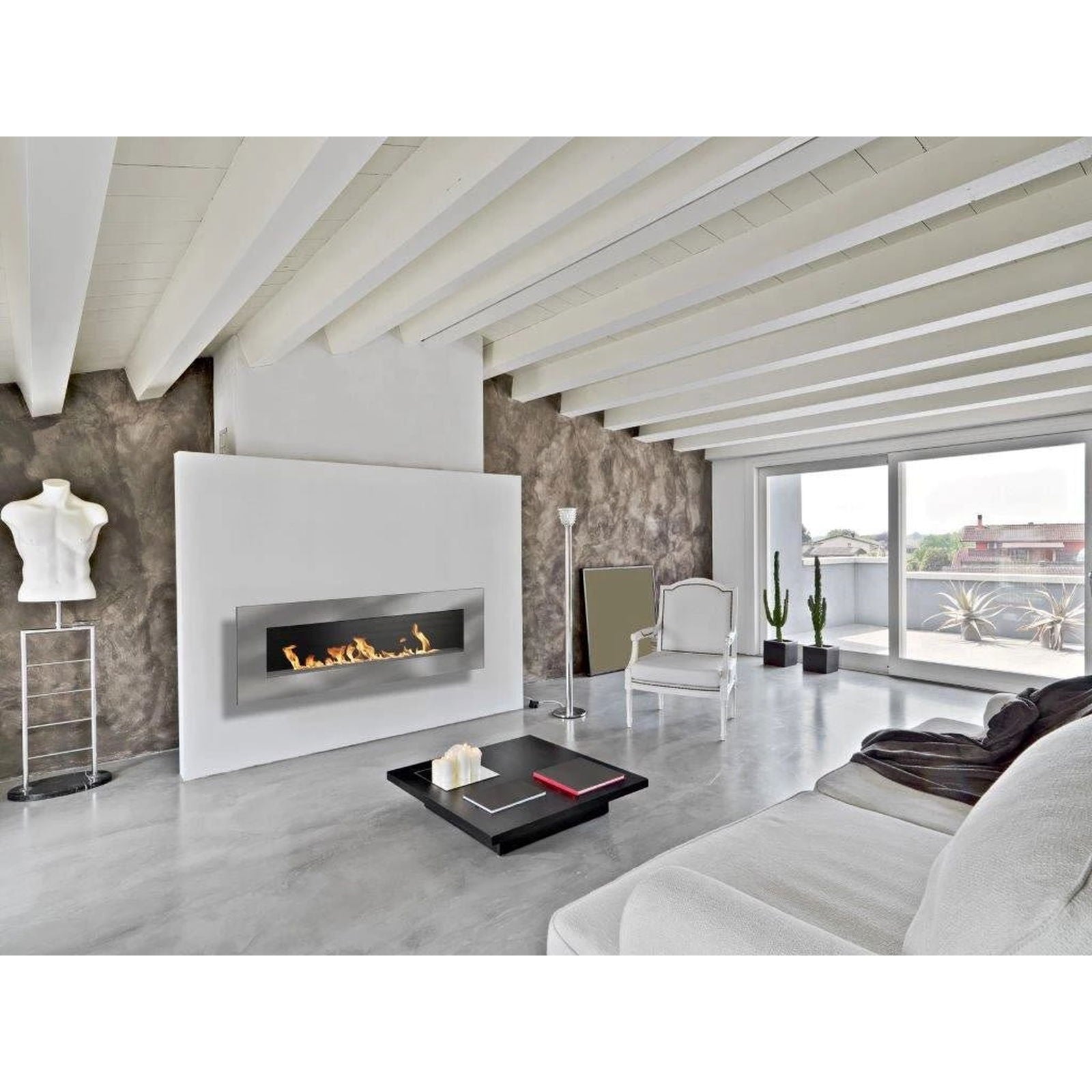 - Icon Fires - Nero Wandkamin 1150