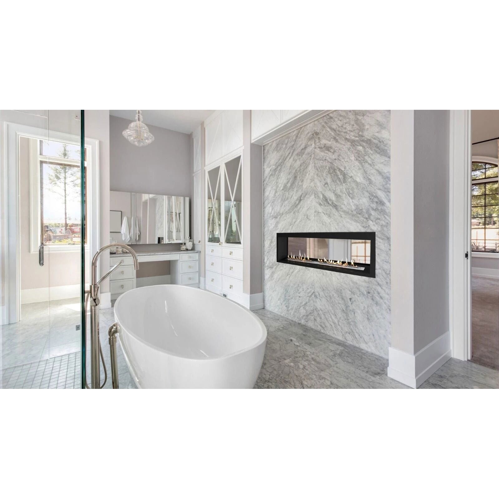 - Icon Fires - Slimline 1650 Tunnelkamin