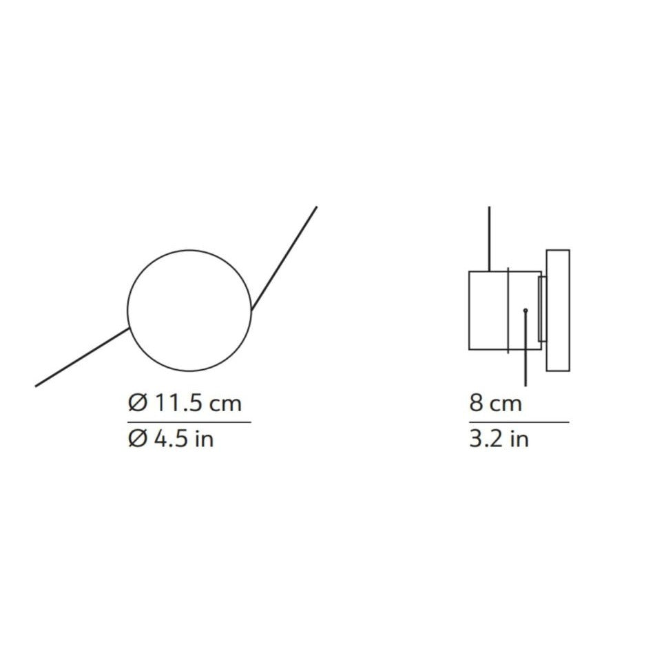 Kundalini - Azou Wandleuchte mit Stecker