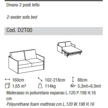 Ditre Italia - Schlafsofa FREEDOM 2.0