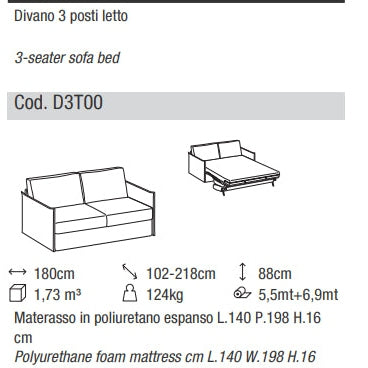 Ditre Italia - Schlafsofa FREEDOM 2.0