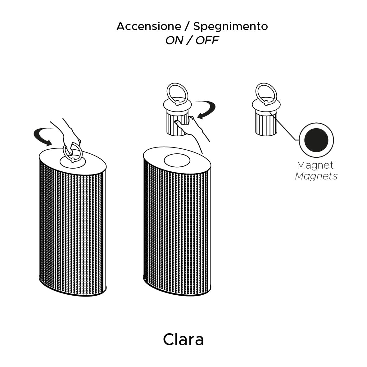 Contardi - Clara Laterne in 3 Größen