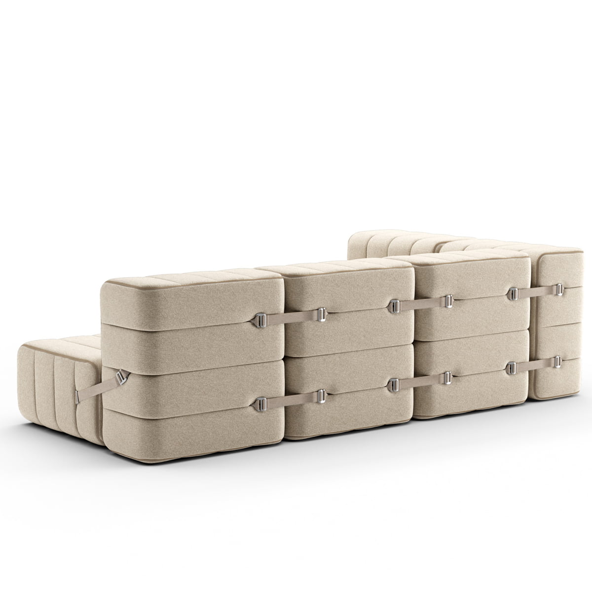 Ambivalenz - Curt Sofa Set 9 Dunkelgrau