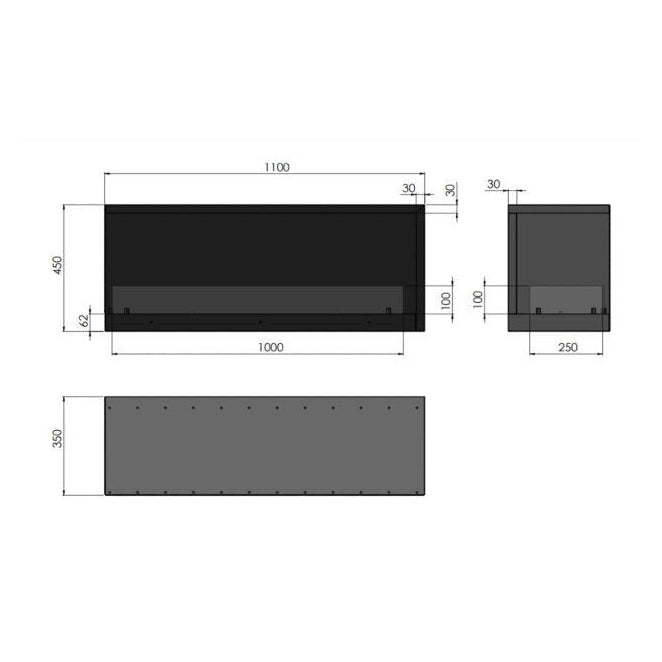   - Infire - Ethanolkamin Inside L1100 (Linksoffen)                              