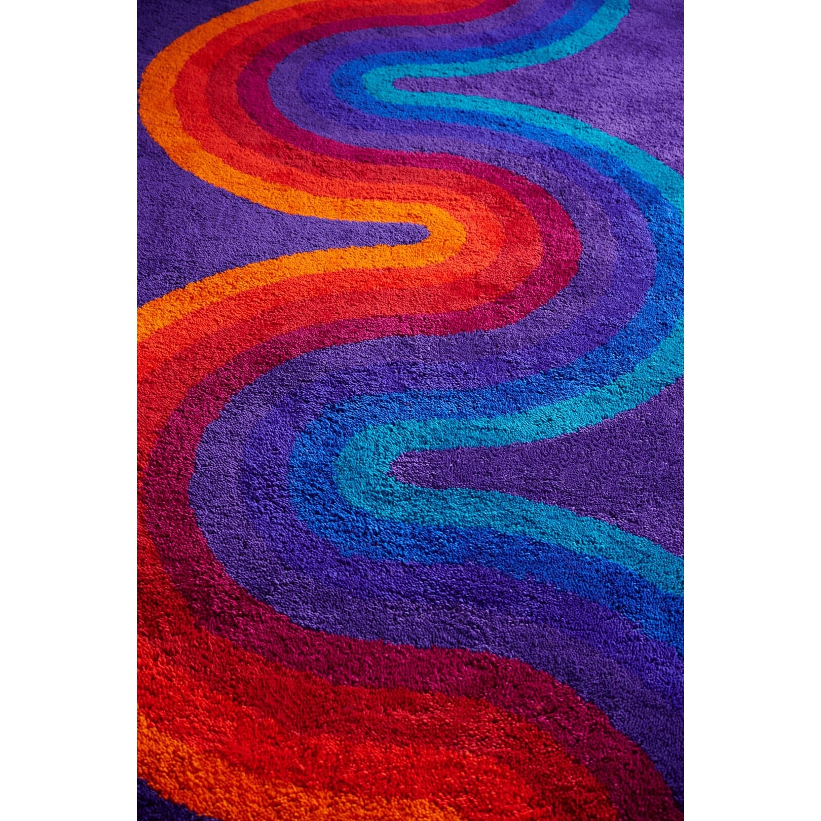 Amini - VP Romantica Curve Teppich Verner Panton