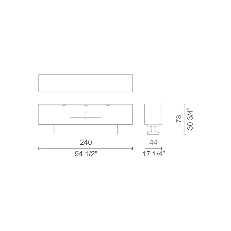 Cappellini - Simplon Sideboard Jasper Morrison