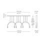 Estiluz - Volta L165S.3D Pendelleuchte