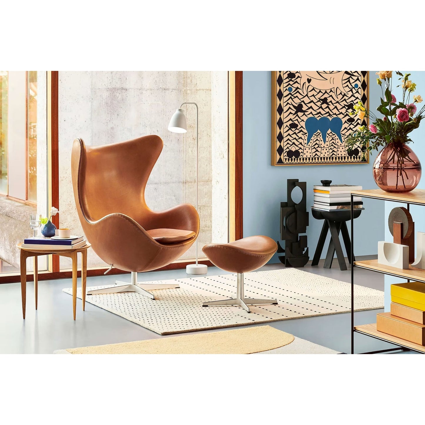 Fritz Hansen - Egg Chair Sessel Leder