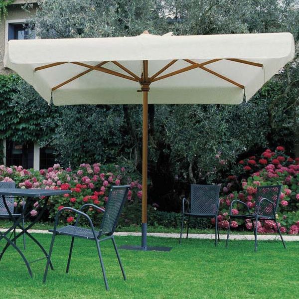 Scolaro Parasol - Palladio Q Sonnenschirm 4x4m Ecru