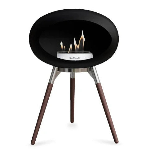 Le Feu - Black Ground Wood Low Bioethanol-Kamin