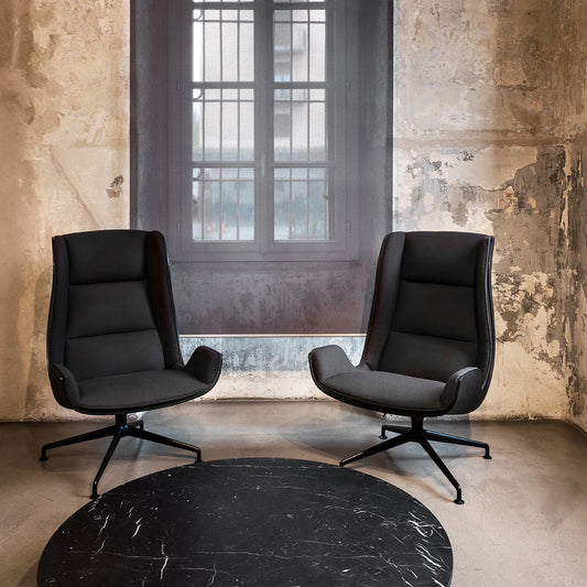 Tecno Spa - Aura Black Sessel von Rainlight & Centro Progetti