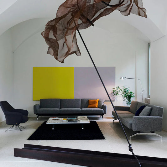 Tecno Spa - Pons Sofa in Grau von Rodolfo Dordoni