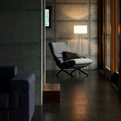 Tecno Spa - P40 Grauer Lounge-sessel von Osvaldo Borsani