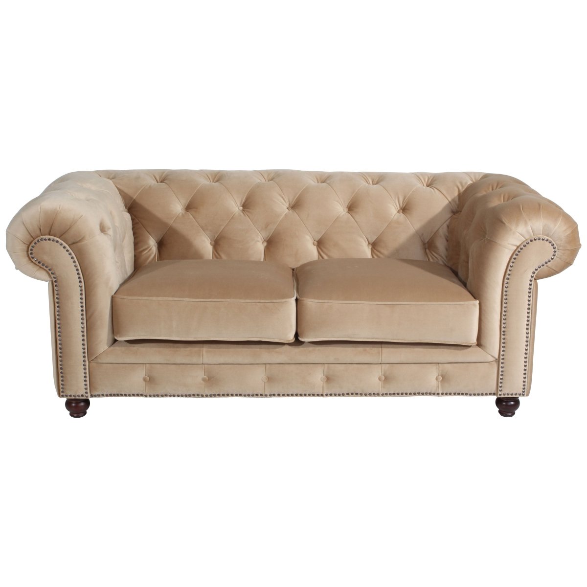 Max Winzer - 2-Sofa Orleans Samtvelour in 8 Farben