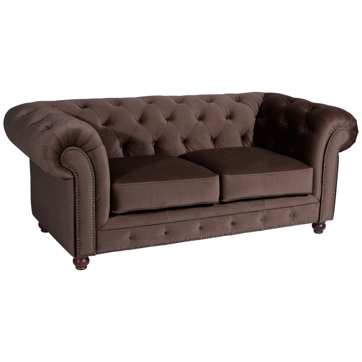 Max Winzer - 2-Sofa Orleans Samtvelour in 8 Farben