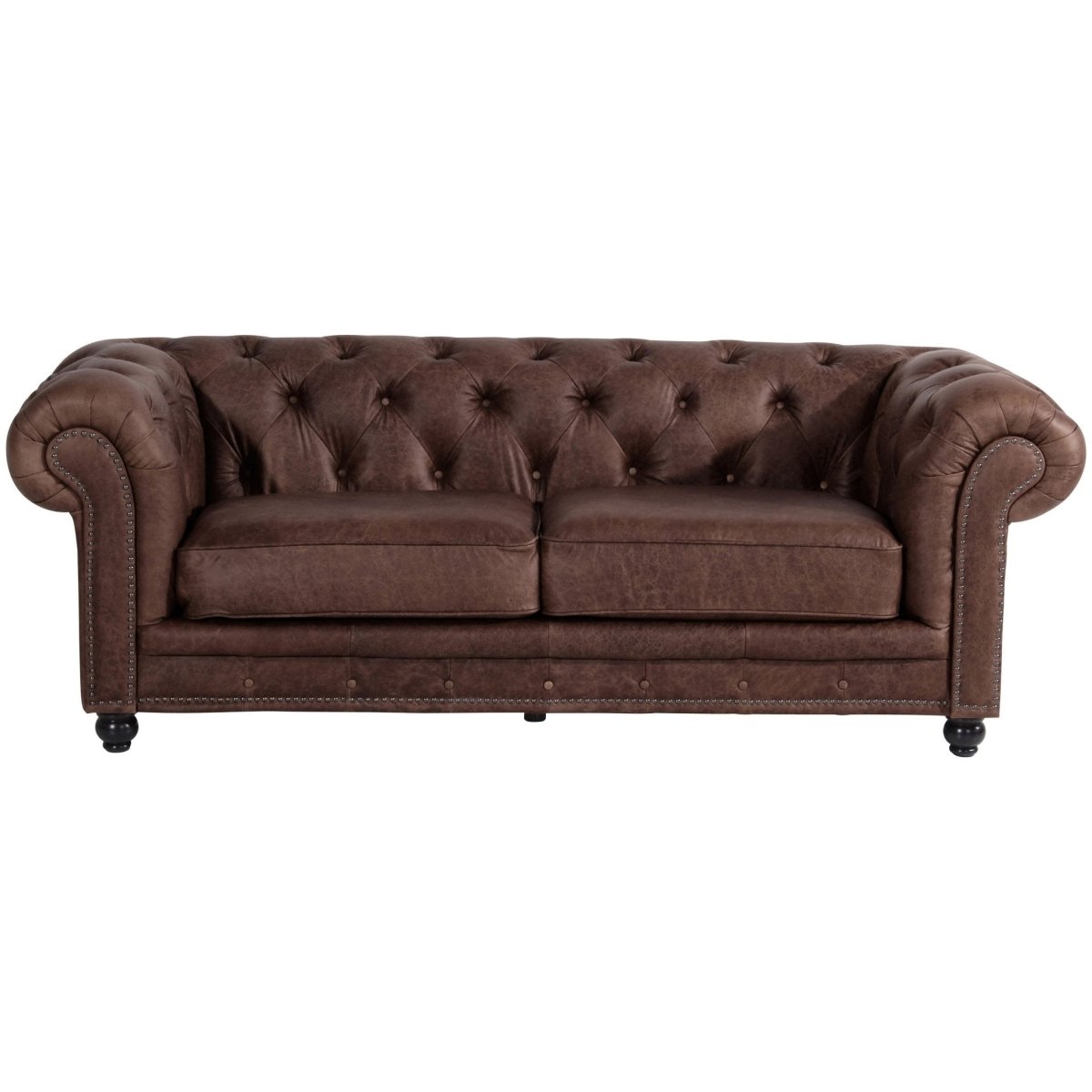 Max Winzer - 2,5-Sitzer Sofa Orleans Echtleder Antikoptik in 2 Farben