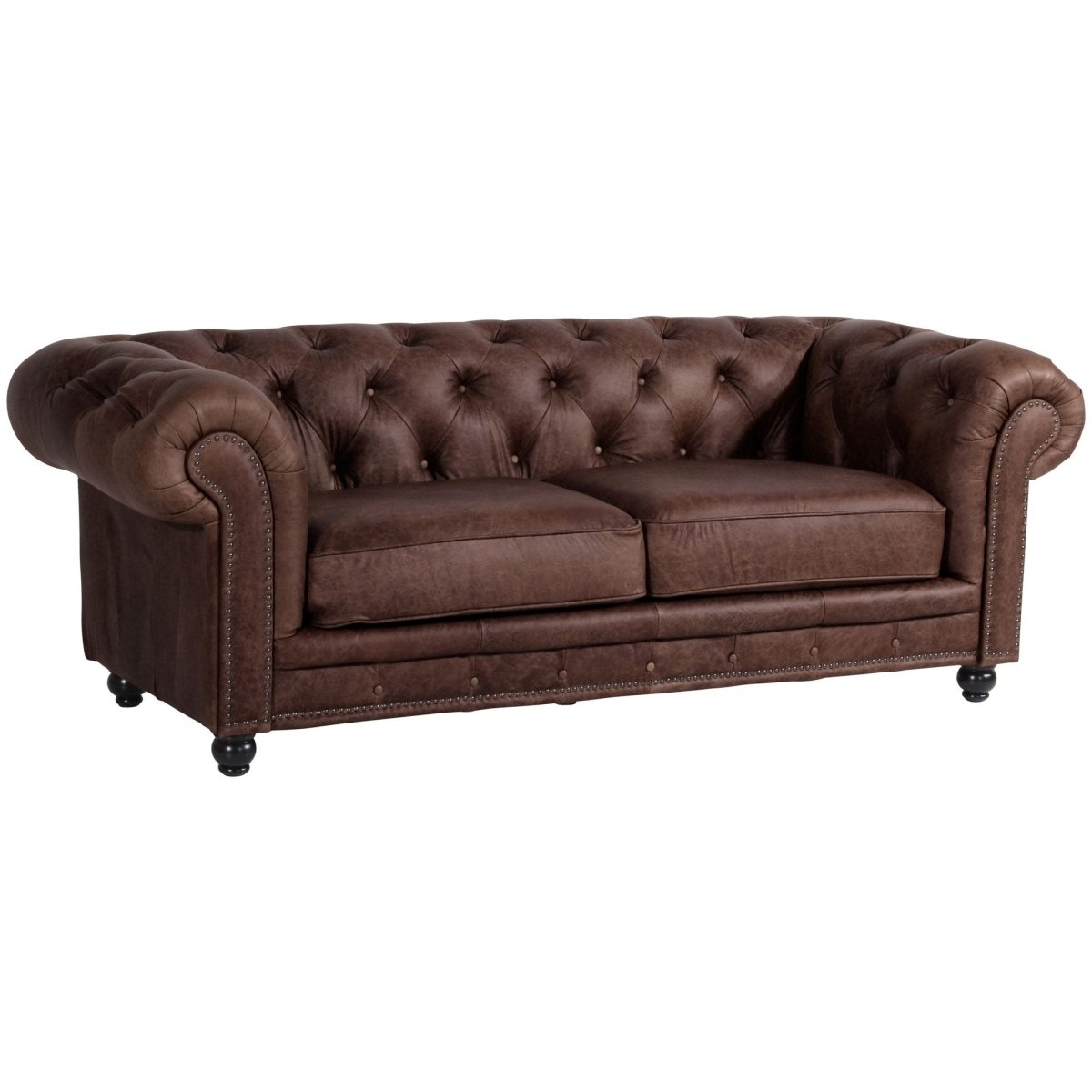 Max Winzer - 2,5-Sitzer Sofa Orleans Echtleder Antikoptik in 2 Farben