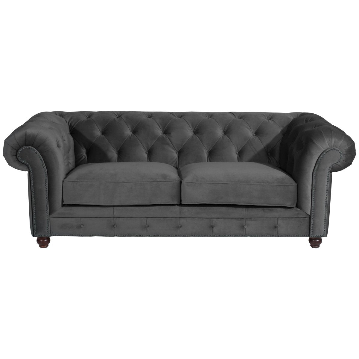 Max Winzer - 2,5-Sitzer Sofa Orleans Samtvelour in 8 Farben