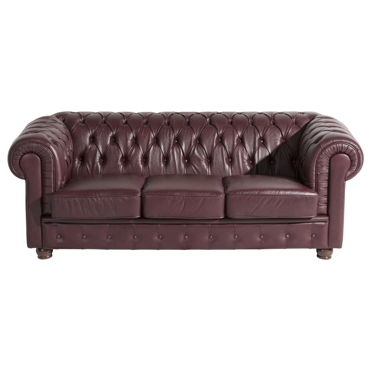 Max Winzer - 3-Sitzer Sofa Bridgeport 100% Wischleder in 2 Farben