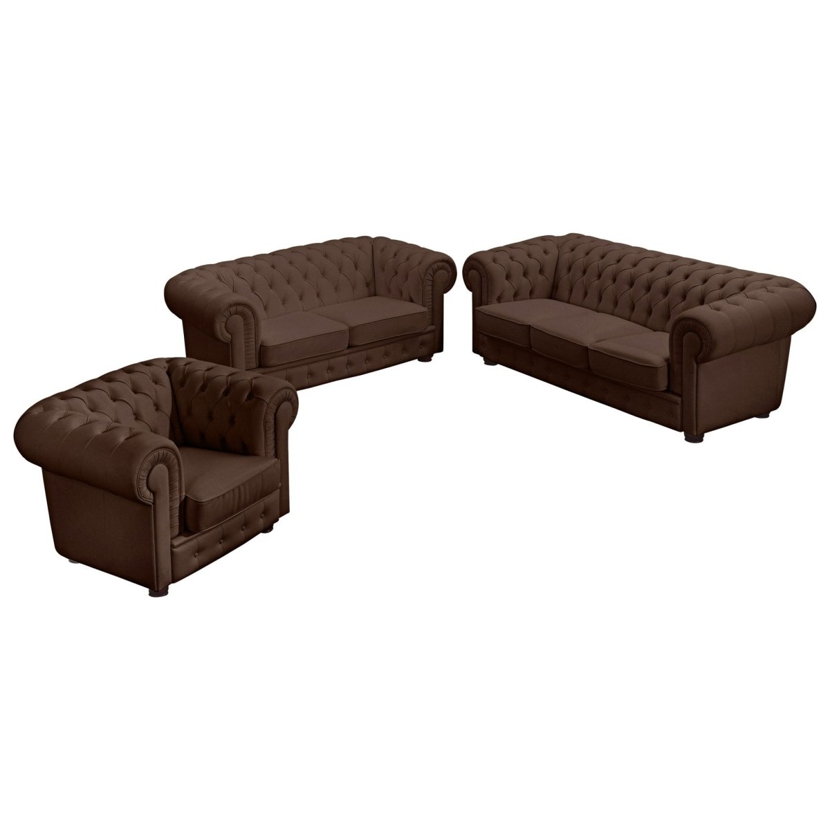 Max Winzer - 3-Sitzer Sofa Bridgeport Kunstleder in 2 Farben