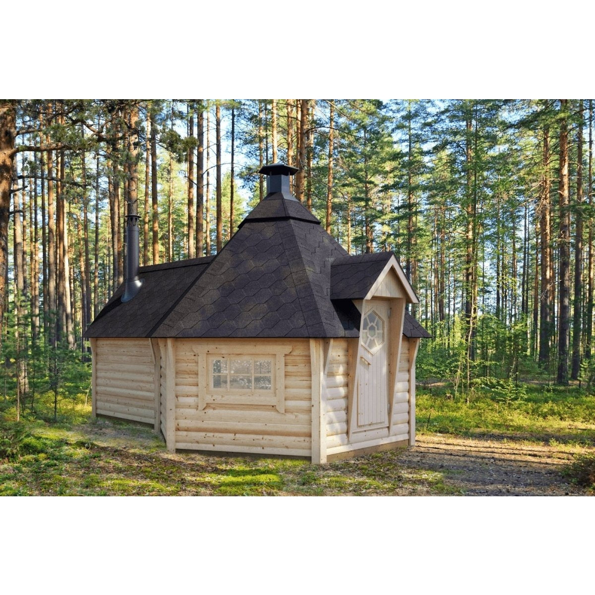 Tene FILIP Grill-Pavillon/ Grillkota integrierter Sauna