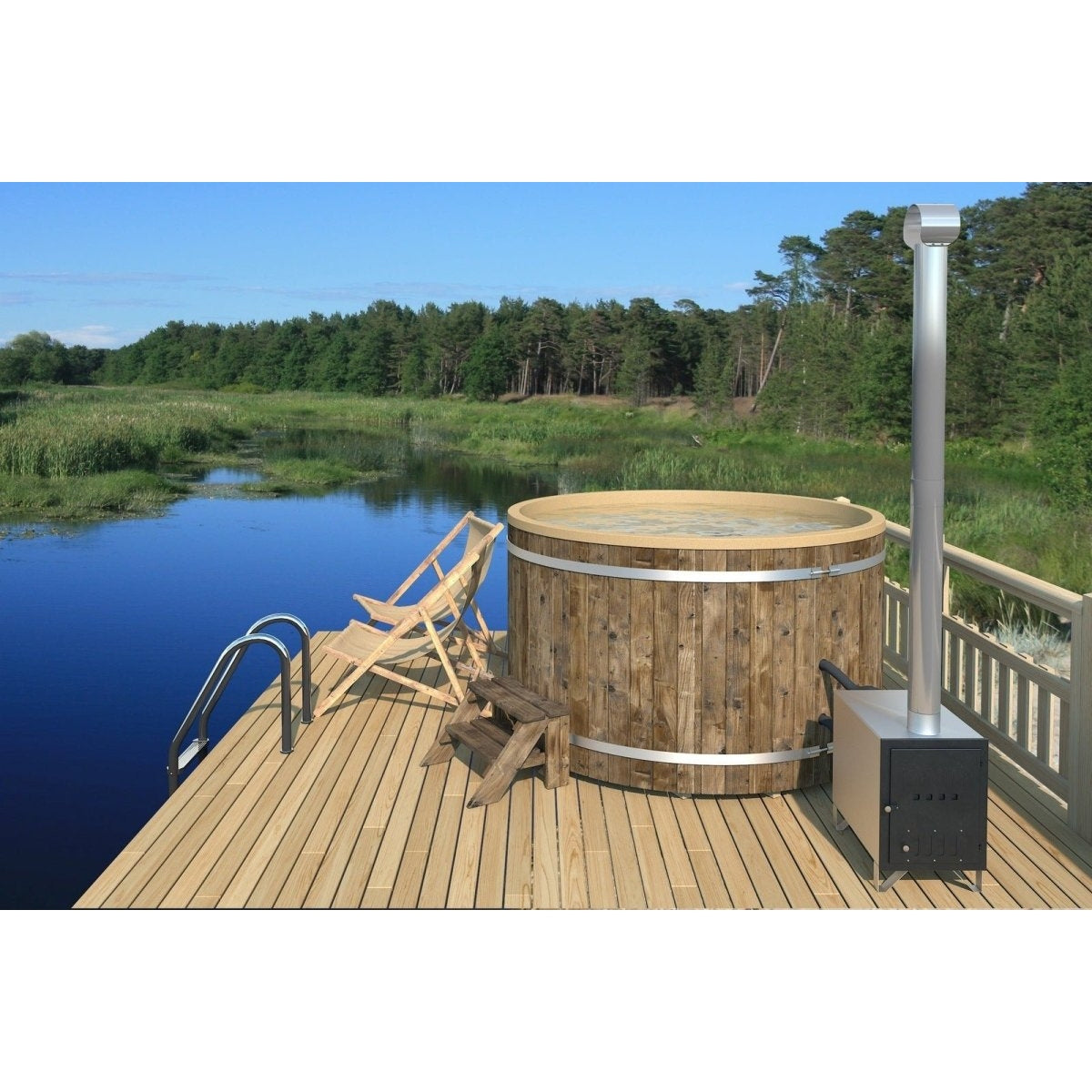 Tene Hot Tub Premium in 3 Farben ø 200