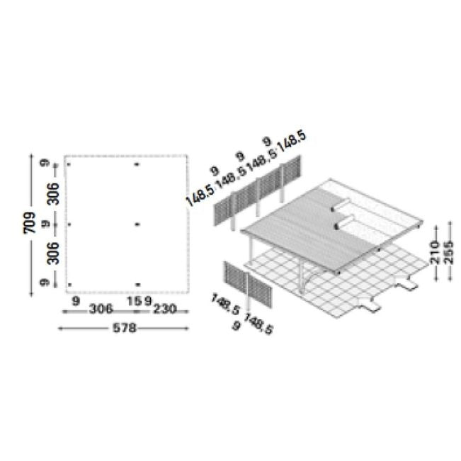 Unopiu - Covercar Doppelcarport