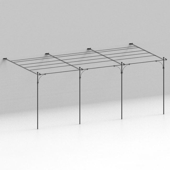 Unopiu - Erweiterung lineare Anbaupergola Solaire